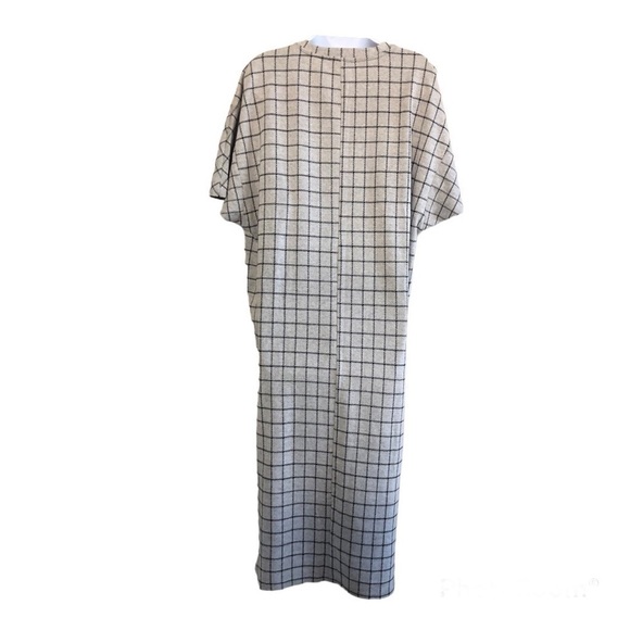 Zara Trafaluc Woman’s Checkered Lagenlook Midi Dress Size L - Picture 5 of 10